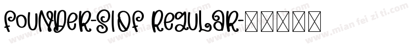 Founder-S10F Regular字体转换